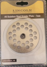 #8 7MM Meat Grinder Stainless Steel Sausage Grinding Disc Plate - Medium Coarse