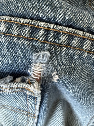 VINTAGE 90s Levis 550 Jeans 29X31 Orange Tab Grunge Beautifully Distressed - Picture 11 of 14