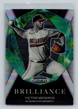 2022 Panini Prizm Draft Picks #BR-VM Victor Mederos Brilliance Prizms Silver