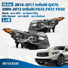 For 2009-2017 Infiniti Fx35 Fx37 Qx70 Hid Headlights Wo Afs Bulb Leftright
