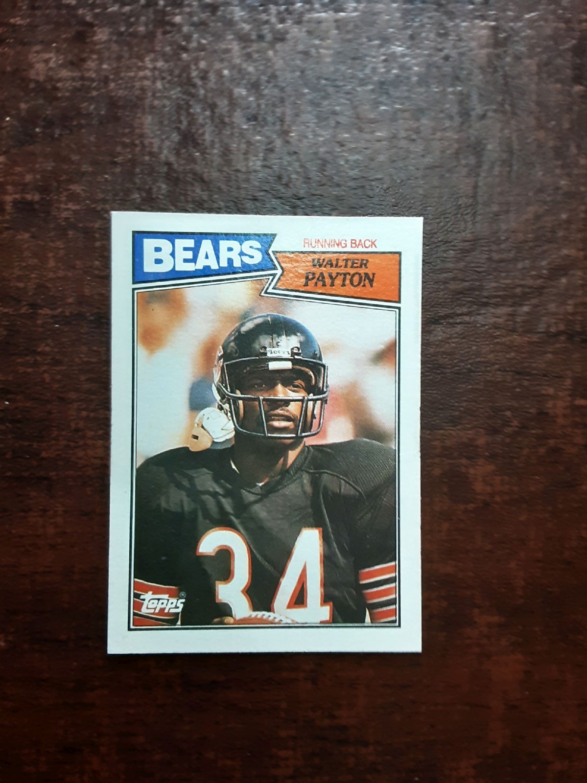Walter Payton  # 46  1987 TOPPS Football  Chicago Bears   Hall of Fame