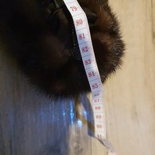 Mink Fur Collar Scarf - Very Good Condition