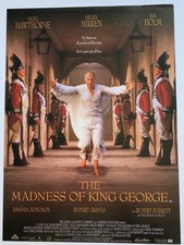 MADNESS OF KING GEORGE / VINTAGE VIDEO FILM POSTER 1990&rsquo;S BRITISH HELEN MIRREN