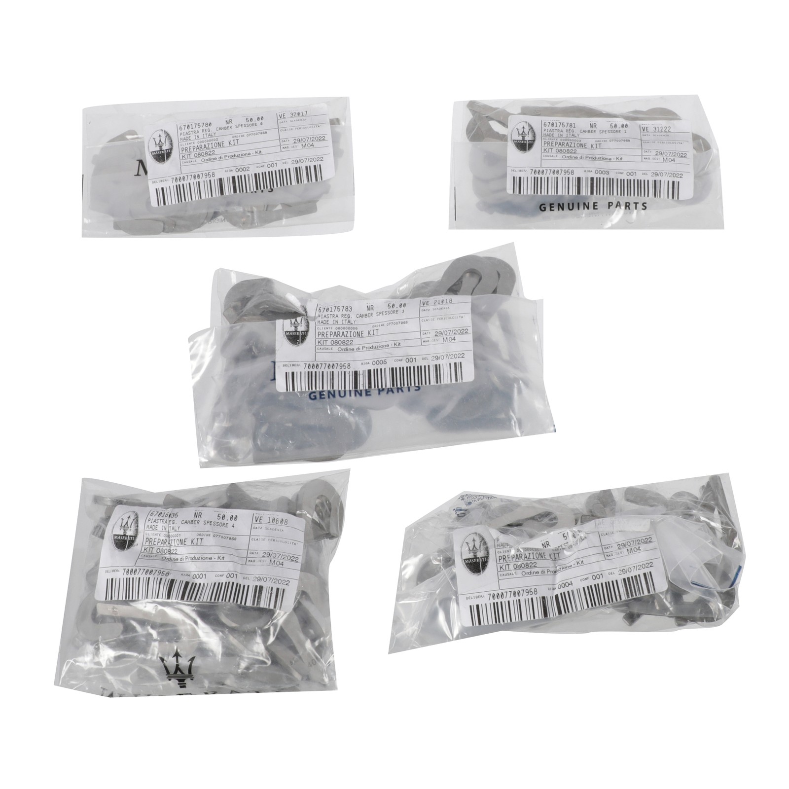 Maserati MC20 2022-2023 Front Camber plates Set P/N 673013880