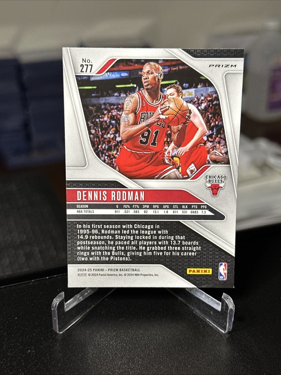 2024-25 Prizm - Legends Dennis Rodman #277 Red Ice Prizm