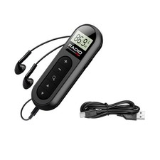 New Portable LCD Digital Screen Display Rechargeable Pocket FM Walkman Radio