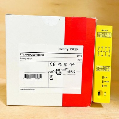 1PC-ABB Sentry SSR10 Safety relay 2TLA010050R0000 24VDC/3NO+1NC- New