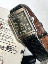 Schöne Revue Rectangular Art Déco Damen-Armbanduhr, Fab. Suisse, Handaufzug