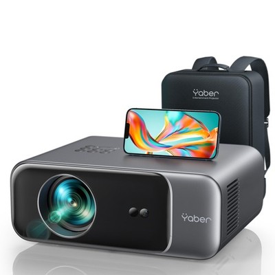 [Auto Focus/4K Support] Projector with WiFi 6 and Bluetooth 5.2, Pro V9 Nativ...
