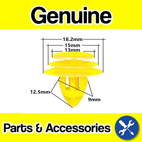 Genuine Volvo XC60 MK1 (-16) Exterior Trim Clip (x1)