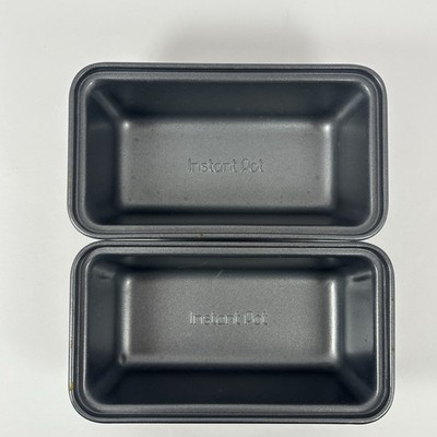 Instant Pot Mini Loaf Pans Set of 2 Nonstick Bakeware Inserts