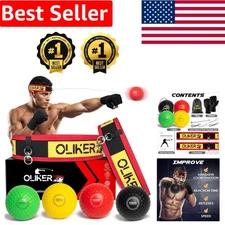 4-Level Boxing Reflex Ball Set for Adults & Kids - Agility & Reaction Trainer