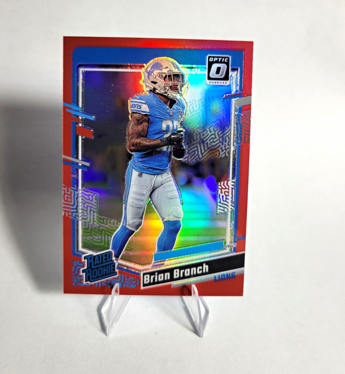Panini 2023 Donruss Optic - Brian Branch RC /99 Lions #233 Rated