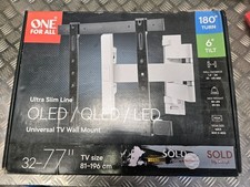 TV Wall Mount Full-Motion Fits 32"–77″ Screen Ultra Slim Bracket WM6454 NEW