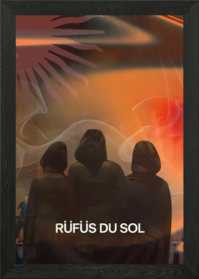 Rufus Du Sol Album Cover gerahmt Wandbild Poster Leinwanddruck Bild
