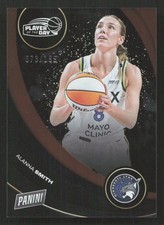 2025 Panini WNBA Player of the Day Alanna Smith Orange #/199 #17 Card