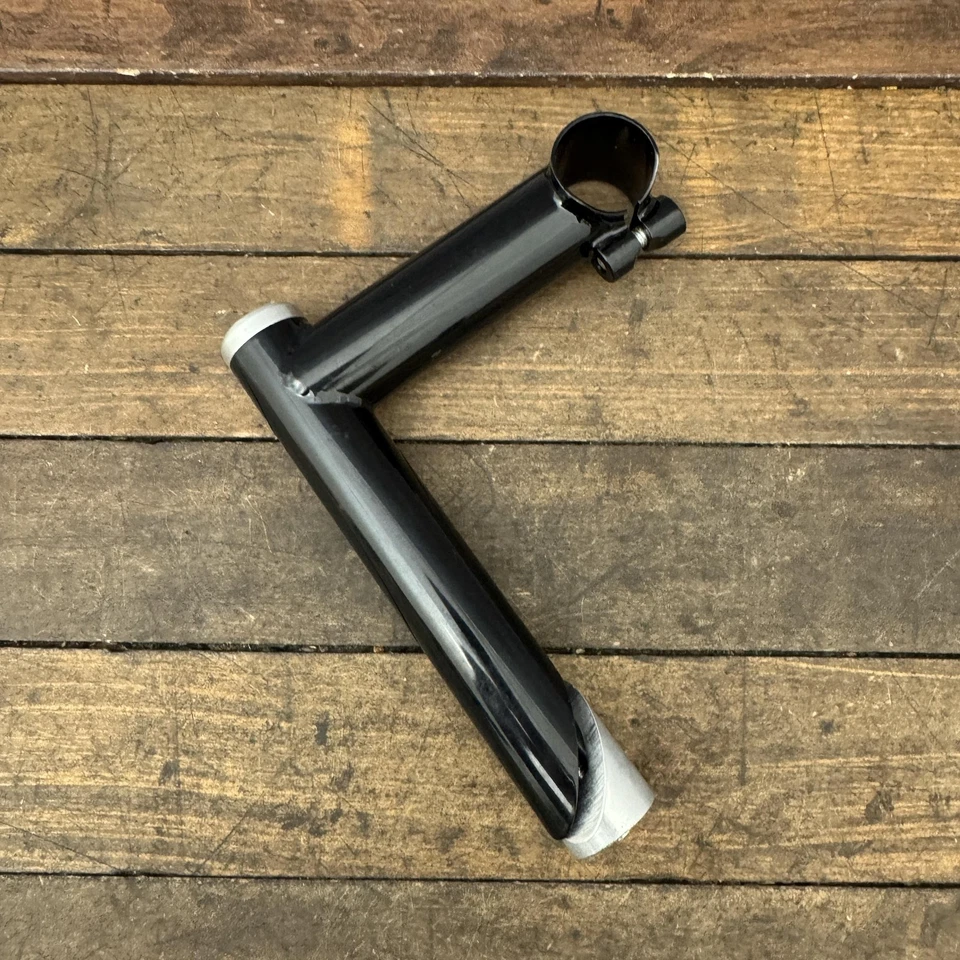 Vintage Titec Black Quill Bike Stem 25.4mm Clamp Road MTB 1 1/8 in Threaded - Image 2 of 4