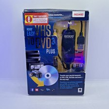 Roxio Easy VHS to DVD 3 Plus Converter VHS Cassette Record Transfer New