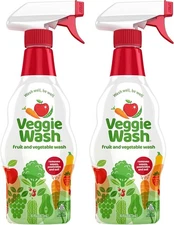 Fruit and Vegetable Wash, 16 oz, Pack of 2, Organic Cleaner
