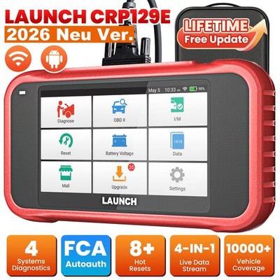 2026 LAUNCH CRP129E PRO Profi KFZ Diagnosegerät Auto OBD2 Scanner TPMS EPB SAS