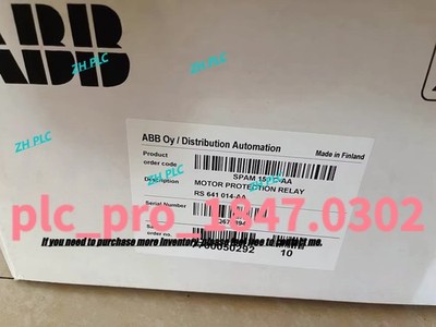 SPAM-150C-AA 1PCS Brand New ABB SPAM-150C-AA Motor Protection Relay