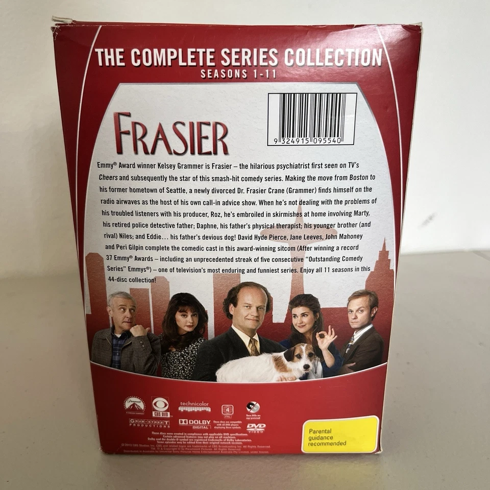 Frasier Complete DVD Season 1-11 Box Set 1993 R4 Excellent Condition TV Classic - image 2 of 4