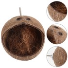  Decorative Birdcage Kokosnuss Schale Gehäuse Vogel Nest Kokosschale