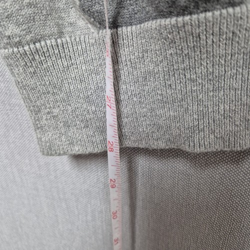 Vintage M&S Golf Sweater Vest Mens XL Argyle Grey Knitted Jersey Sleeveless - Picture 4 of 7
