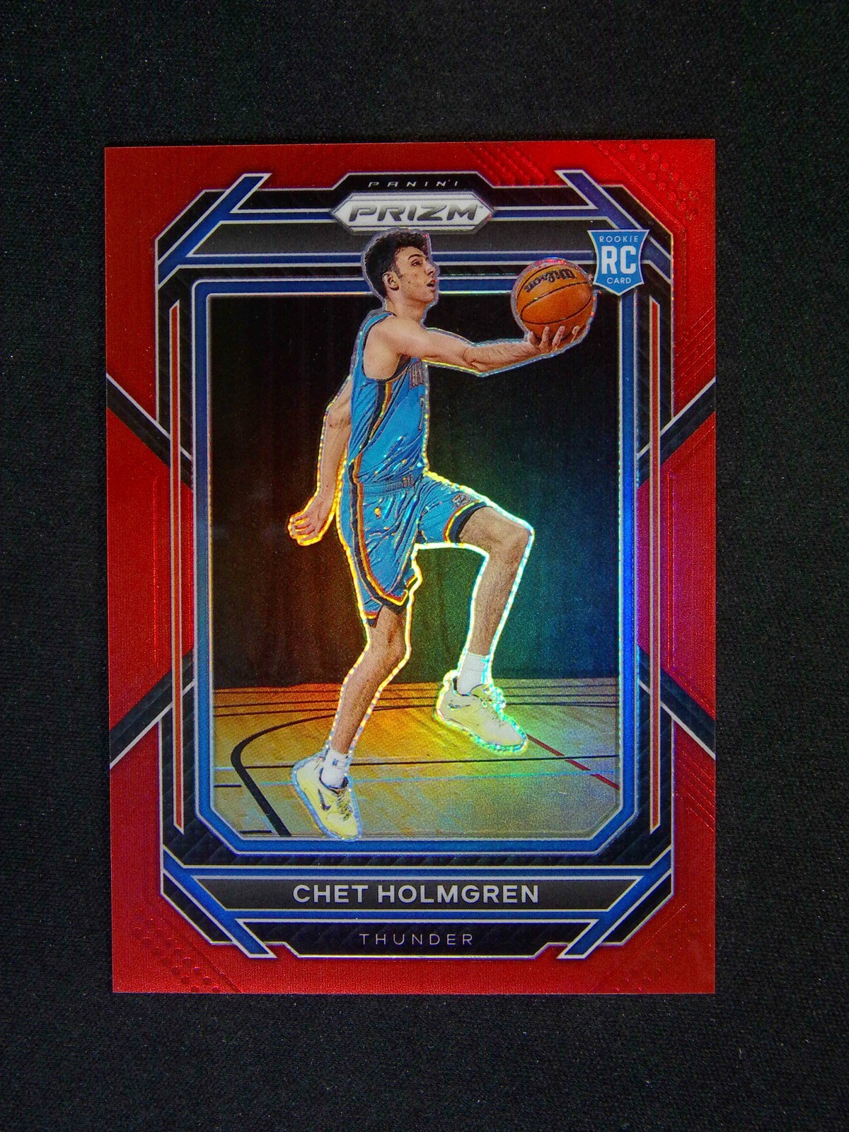 2022-23 Panini Prizm Chet Holmgren #266 RC Rookie Red /299