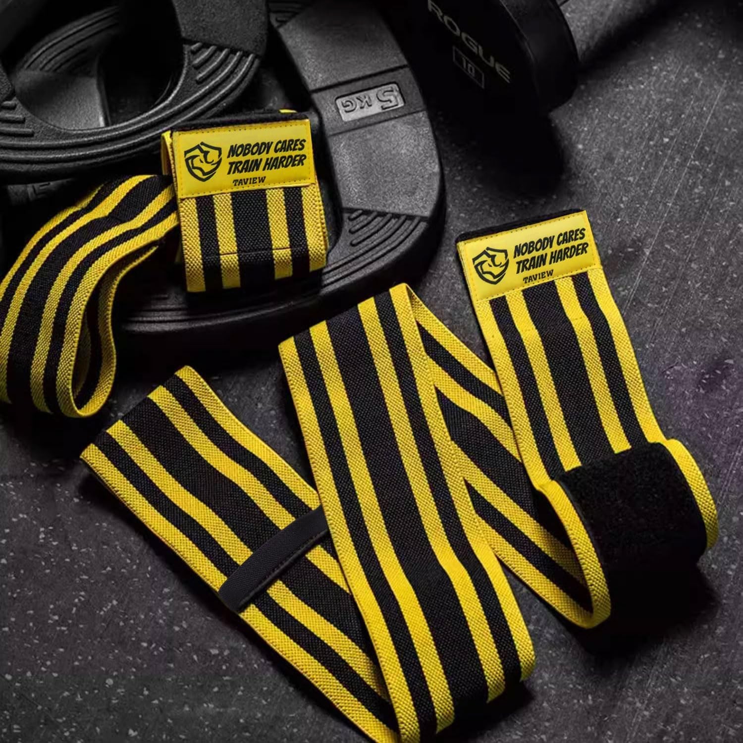 TAVIEW Elbow Wraps for Weightlifting (1 Pair), 47" elbow wraps Pair) 