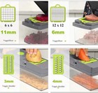Vegetable Chopper Kitchen Mandoline Vegetable Cutter Slicer Food Chopper UK