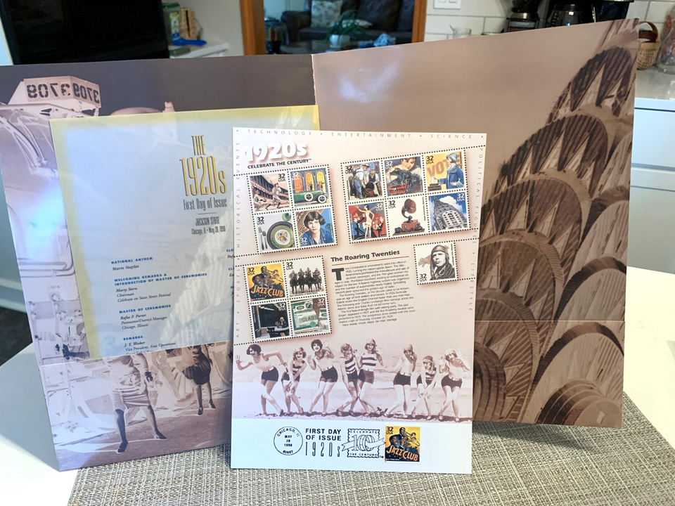 US FDC 1998 Celebrate the Century 1920s First Day Program in Folder ...