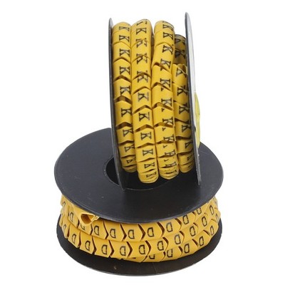 26PCSet Tube Cable Marker EC Letter Number PVC A To Z Marking Coded Cable Marker