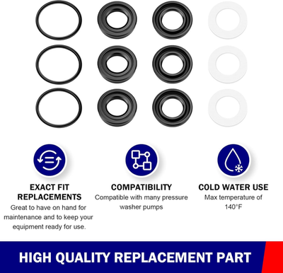 #ad Pressure Washer Pump Seal Kit 7106627 Replacement for Simpson Cleaning Washe... $20.86