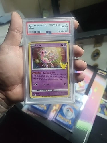 2021 POKEMON CELEBRATIONS #011 MEW PSA 8 - READ DESCRIPTION