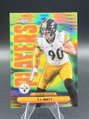 2025 Topps Chrome #PP-39 T.J. Watt Power Players Refractor
