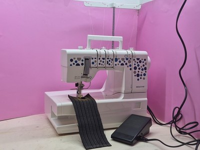 ELNA EASYCOVER Coverstichmaschine   Profiqualität   Gebraucht   OVP & Anleitung