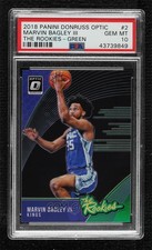 2018 Donruss Optic The Rookies Green Prizm 2/5 Marvin Bagley III #2 PSA 10 k7p