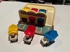 VINTAGE Fisher Price LITTLE PEOPLE DUMP TRUCKERS #979 Playset RARE
