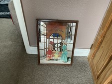 Vintage 1980s Antica Gelateria De Corso Italian Ice Cream Advertising Mirror