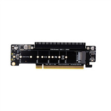 PCIE X16 M.2 NVME x2 Inport PCIE Expansion Riser Card Board M.2 To NVME SATA A