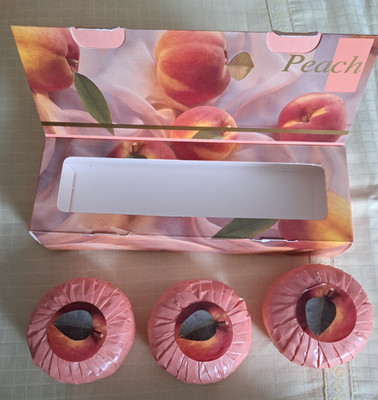 3er  Set AVON Seife,  Peach Collection, Bath Soap, 3 x 100 Gramm,  Vintage, OVP