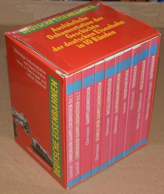 Deutsche Eisenbahnen - Box mit 10 Taschenbüchern