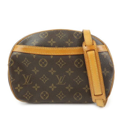 Louis Vuitton Monogram Blois Crossbody Shoulder Bag Brown M51221 Auth Used F/S