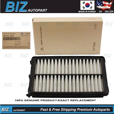 Genuine Air Filter for 2020-2025 Hyundai 21-25 Kia 1.6L 2.5L Models 28113-L1000 - Image 1 of 4