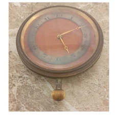 WW1 Trench Goliath Military Record 8-Day Silver & Leather Dial Pocket Watch 1916