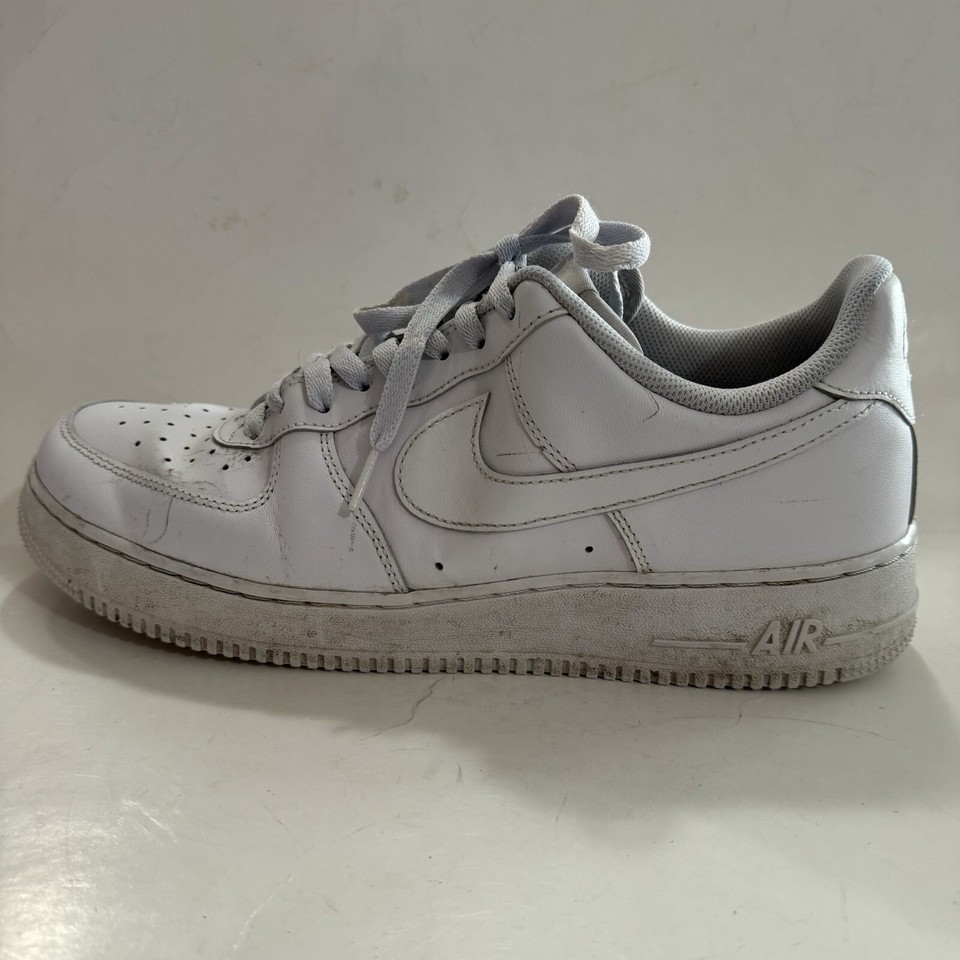 Nike Air Force 1 Sneakers Triple White Mens Size 12 eBay