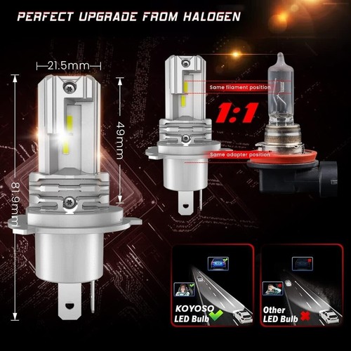 Set Las Luces LED H4 para Toyota Yaris XP90 (05-11) Anabbaglanti + Luz Canbus - Imagen 4 de 7