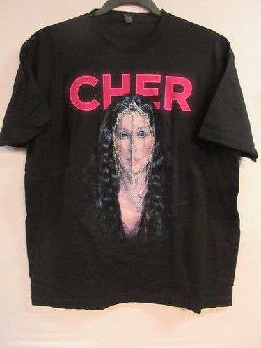 CHER OFFICIAL MERCH JEWLERY TOUR 2014 BAND KONZERT MUSIK T-SHIRT 2XL / XXL