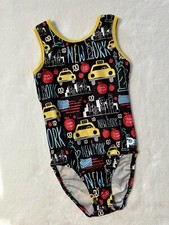 PLUM PracticeWear LEOTARD Gymnastics NYC Taxi NOT FLIP-SIDE Dance GK Similar CL